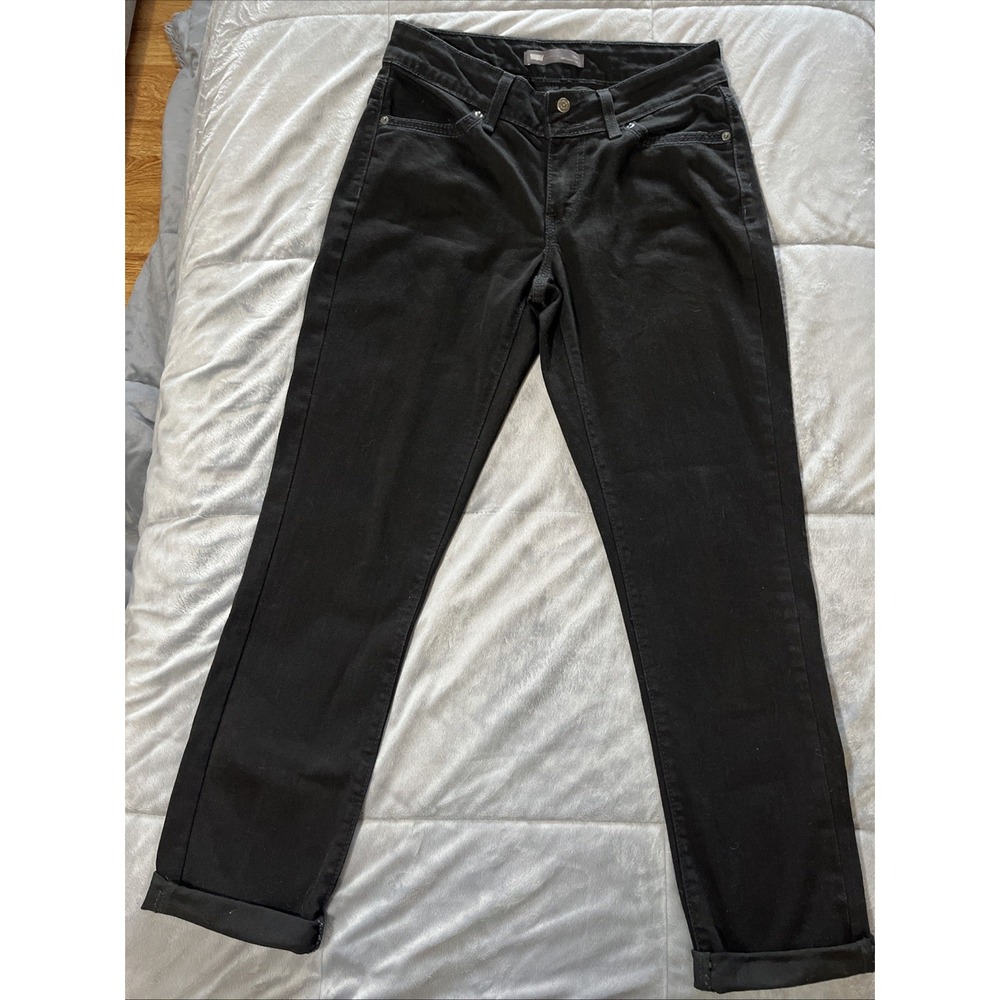Levi's 529 Black Skinny Leg Curvy 8M 29x32